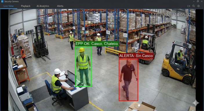 Ojos Digitales: Cómo la IA en tus cámaras ya detecta la falta de EPP (y evita multas)