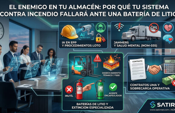 El enemigo en tu almacén: Por qué tu sistema contra incendio fallará ante una batería de litio