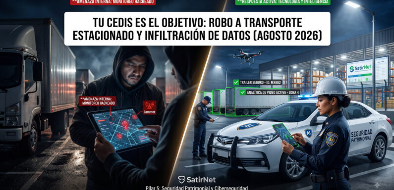El nuevo «Blanco Fácil» de la logística: Por qué el 40% de los robos de carga ocurren con el camión estacionado (y cómo blindar tus esperas en CEDIS)