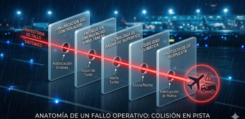 Efecto Dominó y el Modelo del Queso Suizo: Lecciones del Vuelo 8646 de Air Canada en LaGuardia