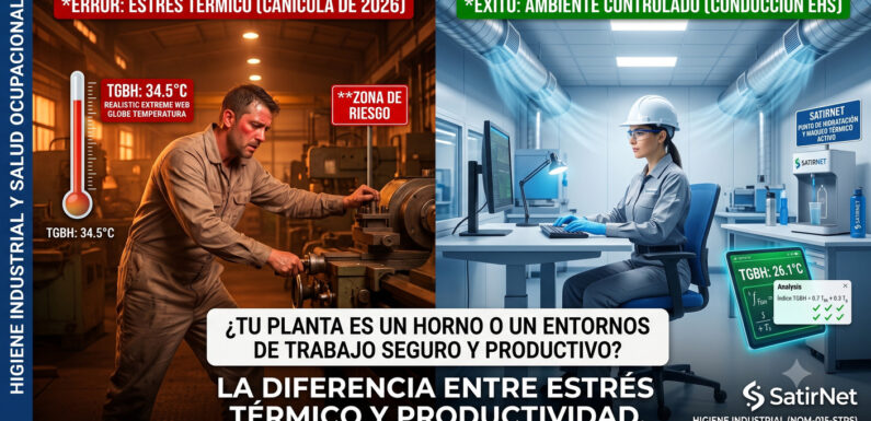 El horno industrial: Cómo la Canícula destruye tu productividad (y qué te exige la NOM-015-STPS)