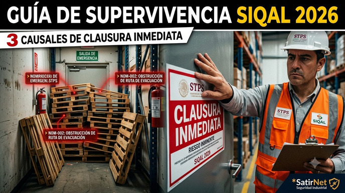 Guía de Supervivencia SIQAL 2026: Las 3 Causales de Clausura Inmediata ante la STPS